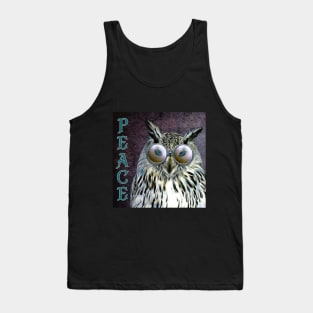 Hippie Owl Mug,coffee mug,t-shirt,sticker,tote,bag,apparel,magnet,pin,hoodie,pillow Tank Top